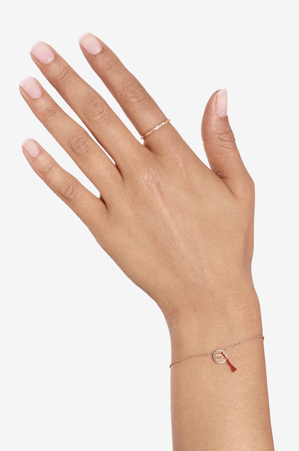 VANRYCKE Make A Wish rose gold bracelet with medal Women PINK 2