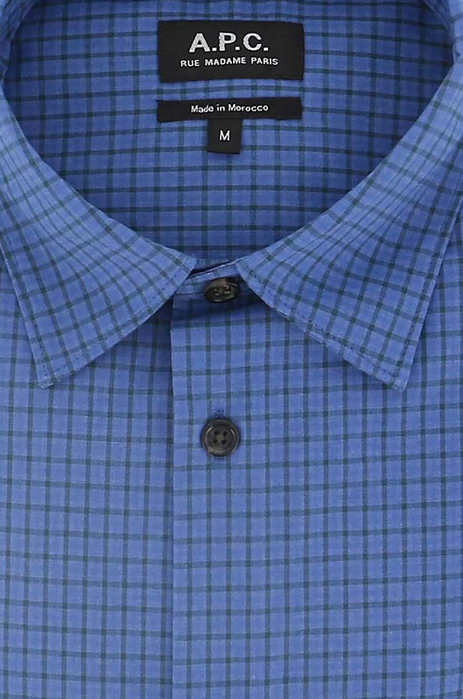 A.P.C. Langarmhemd aus Baumwolle Malo Herren BLAU 2