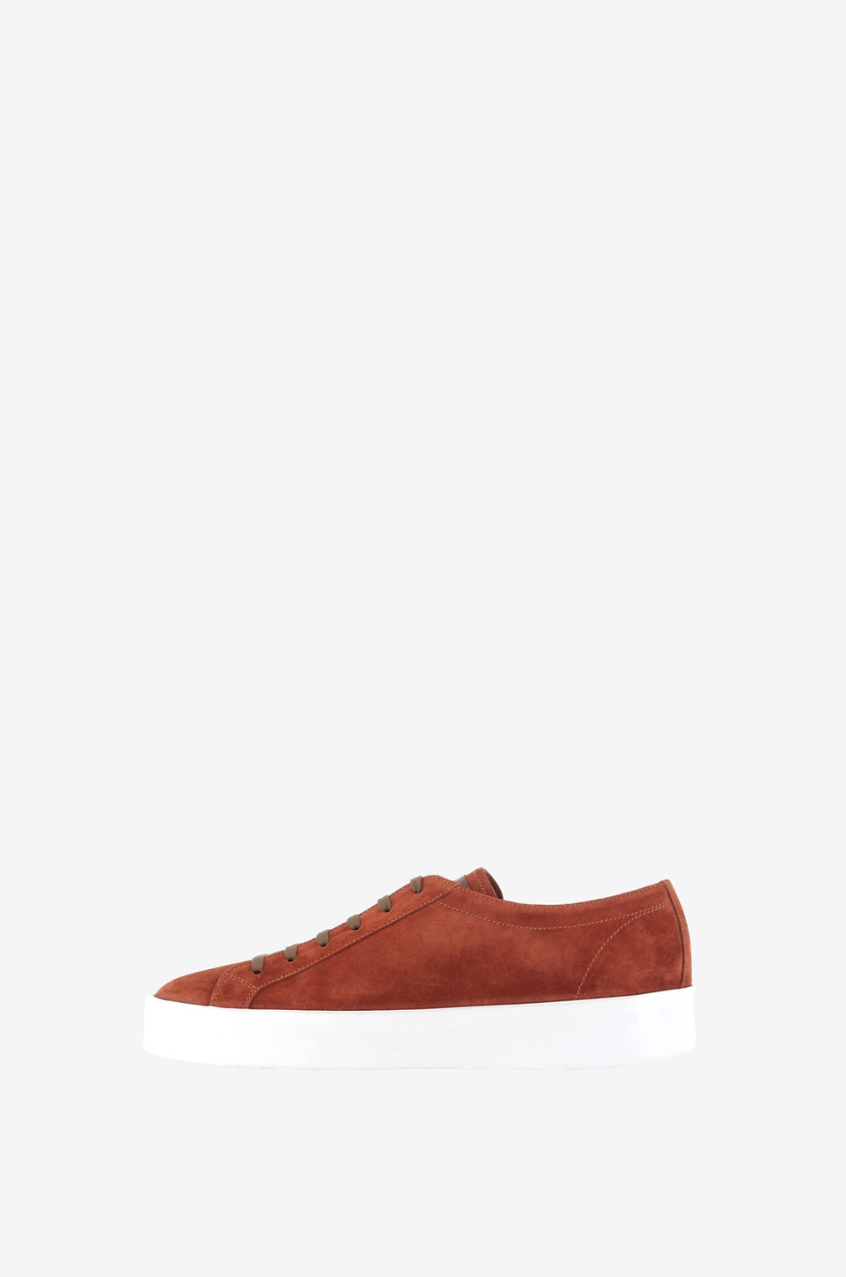 Niedrige Schnürsneakers aus Wildleder