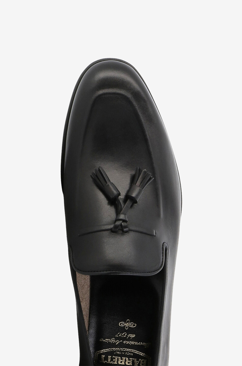 BARRETT Leather tassel loafers Men BLACK 5