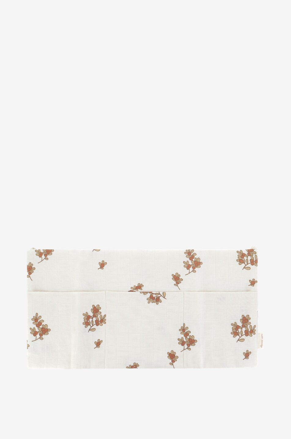 MAIN SAUVAGE Organisateur de lit bébé en coton Airelles Bébé Beige clair 1