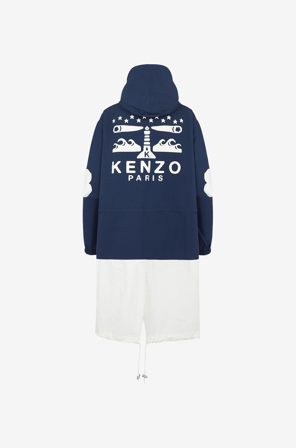 KENZO Veste coupe-vent en nylon Sailor Femme BLEU FONCE 2
