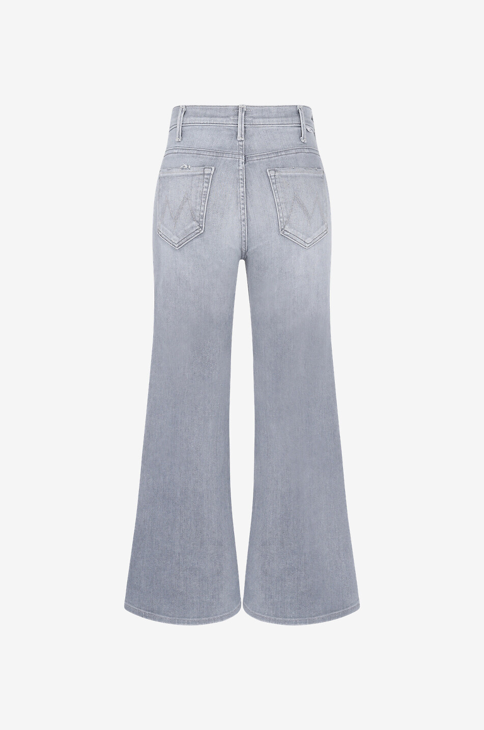 MOTHER The Hustler Roller Ankle cotton bootcut jeans Women BLACK 2