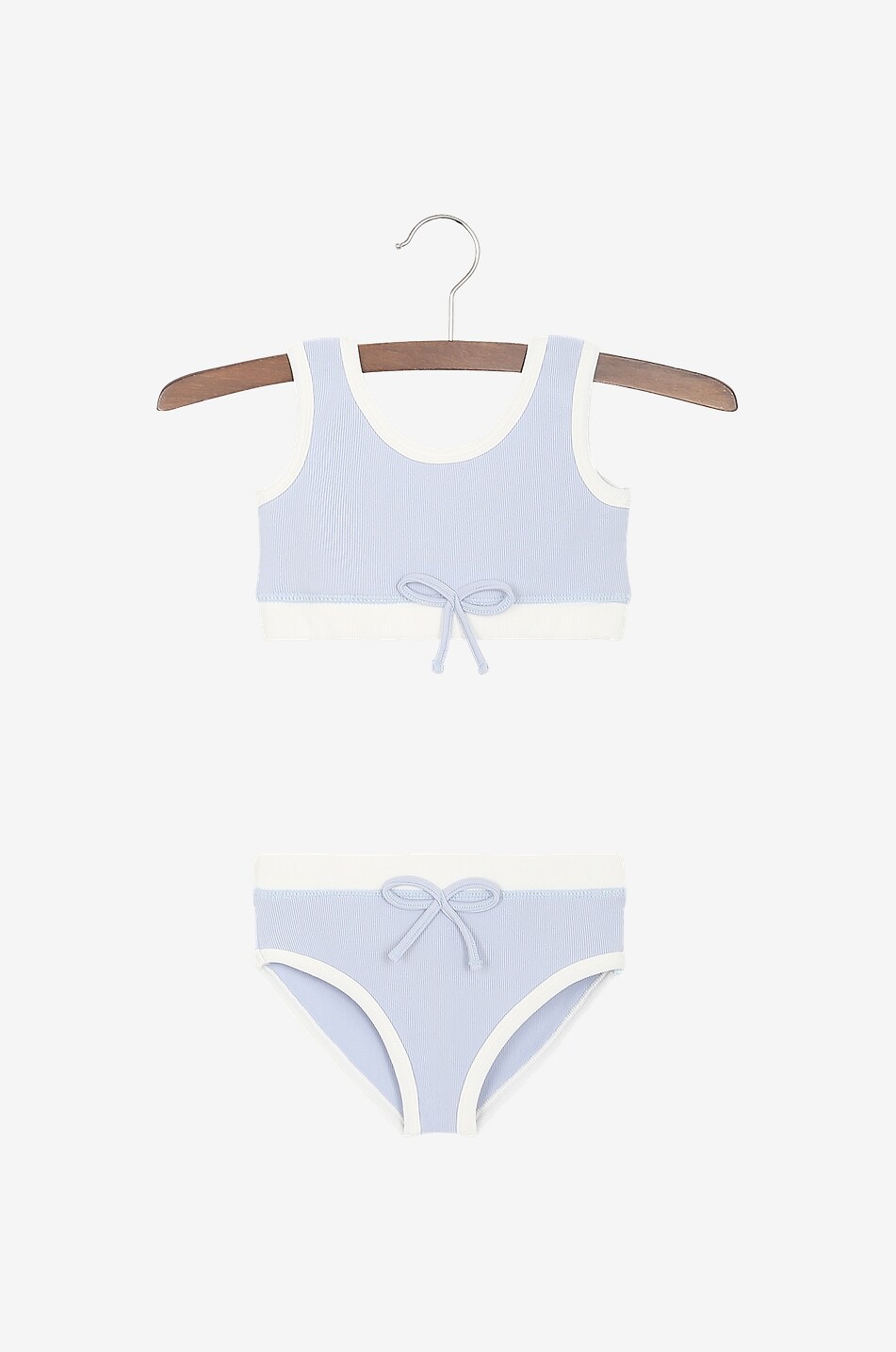 Maillot de bain deux pièces en repreve fille