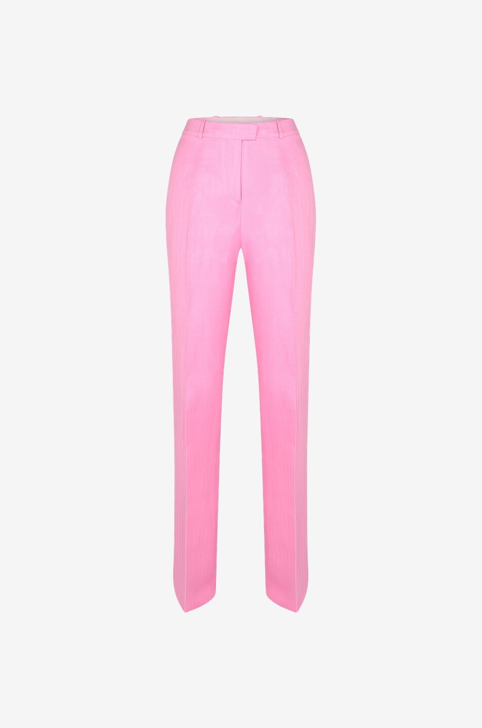 Gerade Hose aus Seidenmix