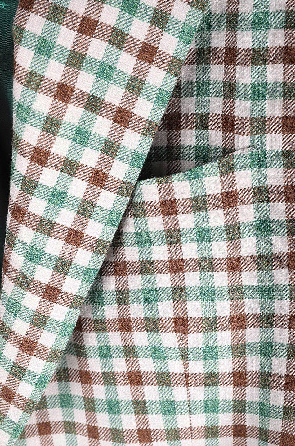 Blazer à carreaux en cachemire mélangé