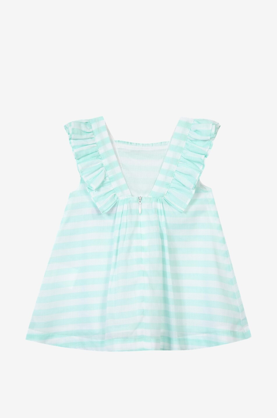 Gestreiftes Baby-Kleid ohne Ärmel