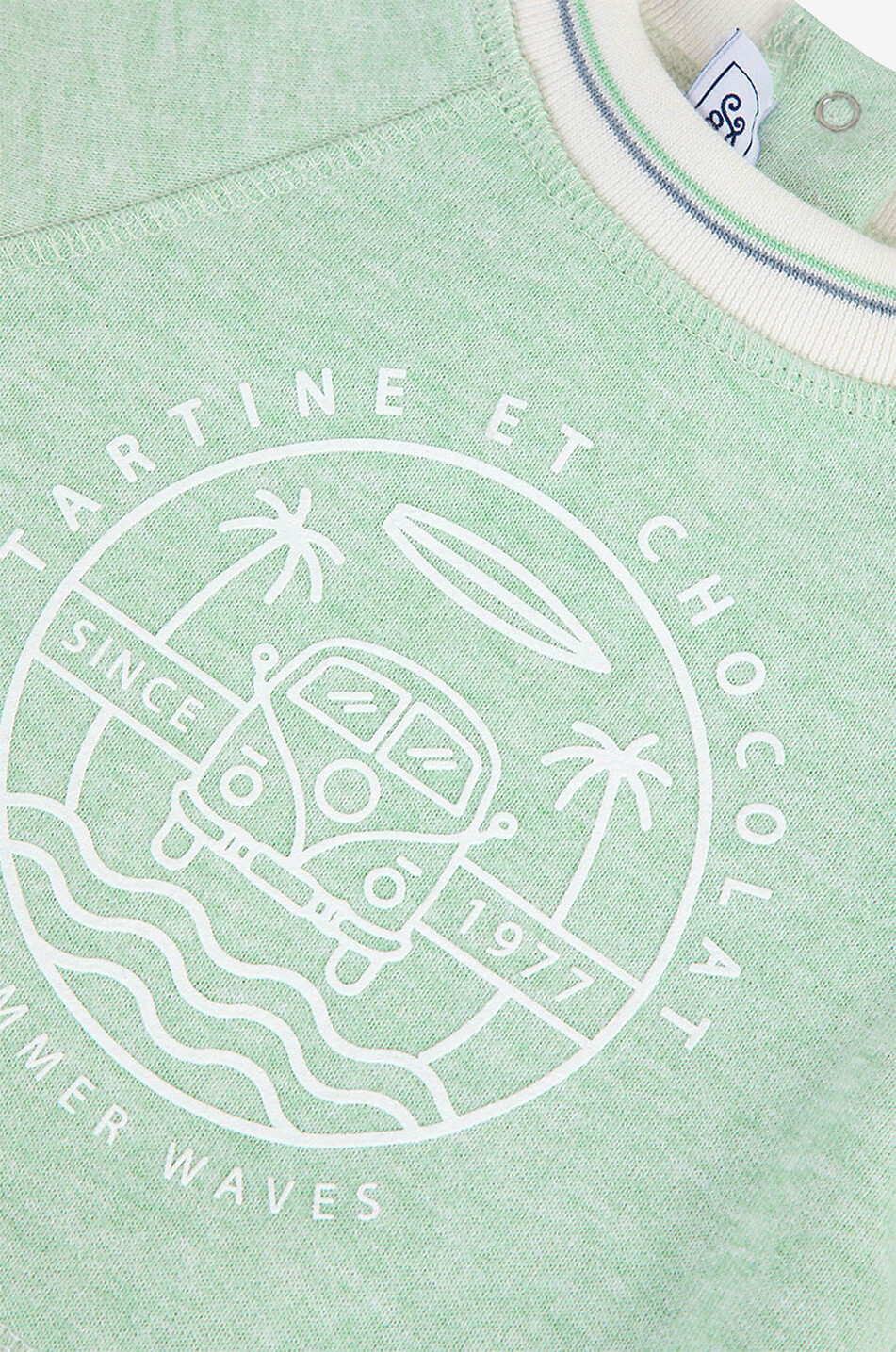 Summer Waves baby crewneck sweatshirt