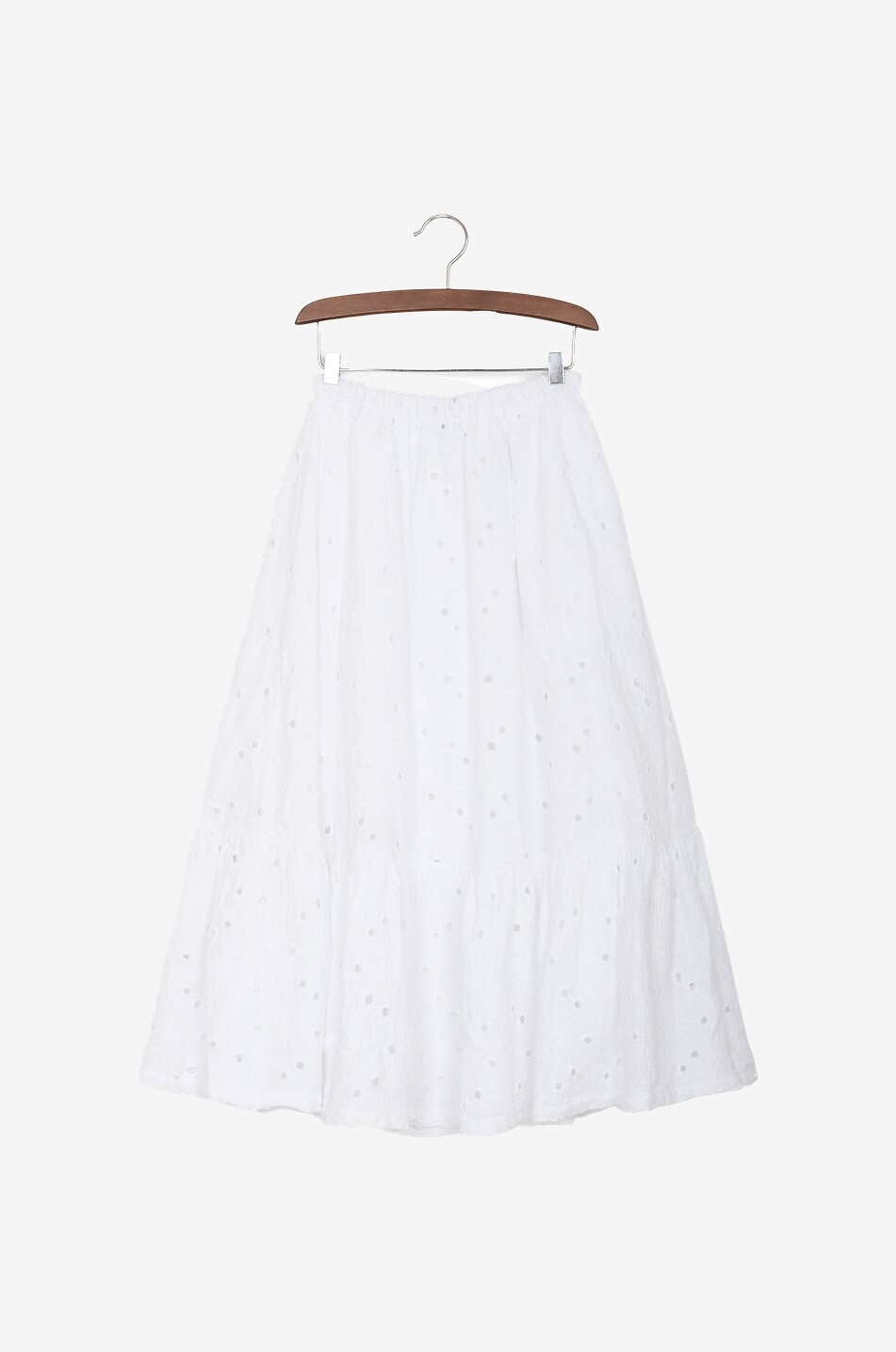 Langer Rock aus Baumwolle für Mädchen