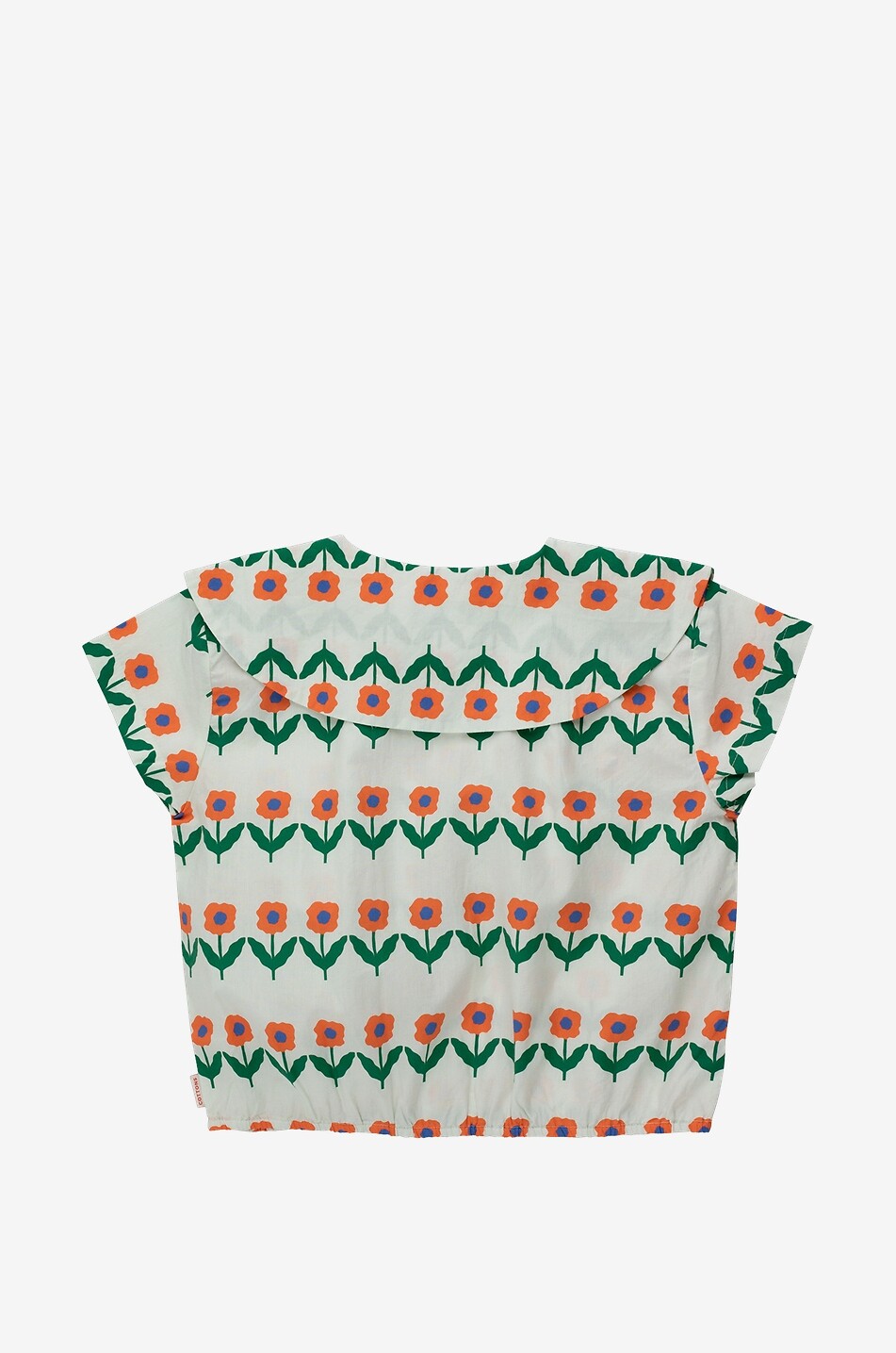 Blouse fille en popeline Flowerbeds
