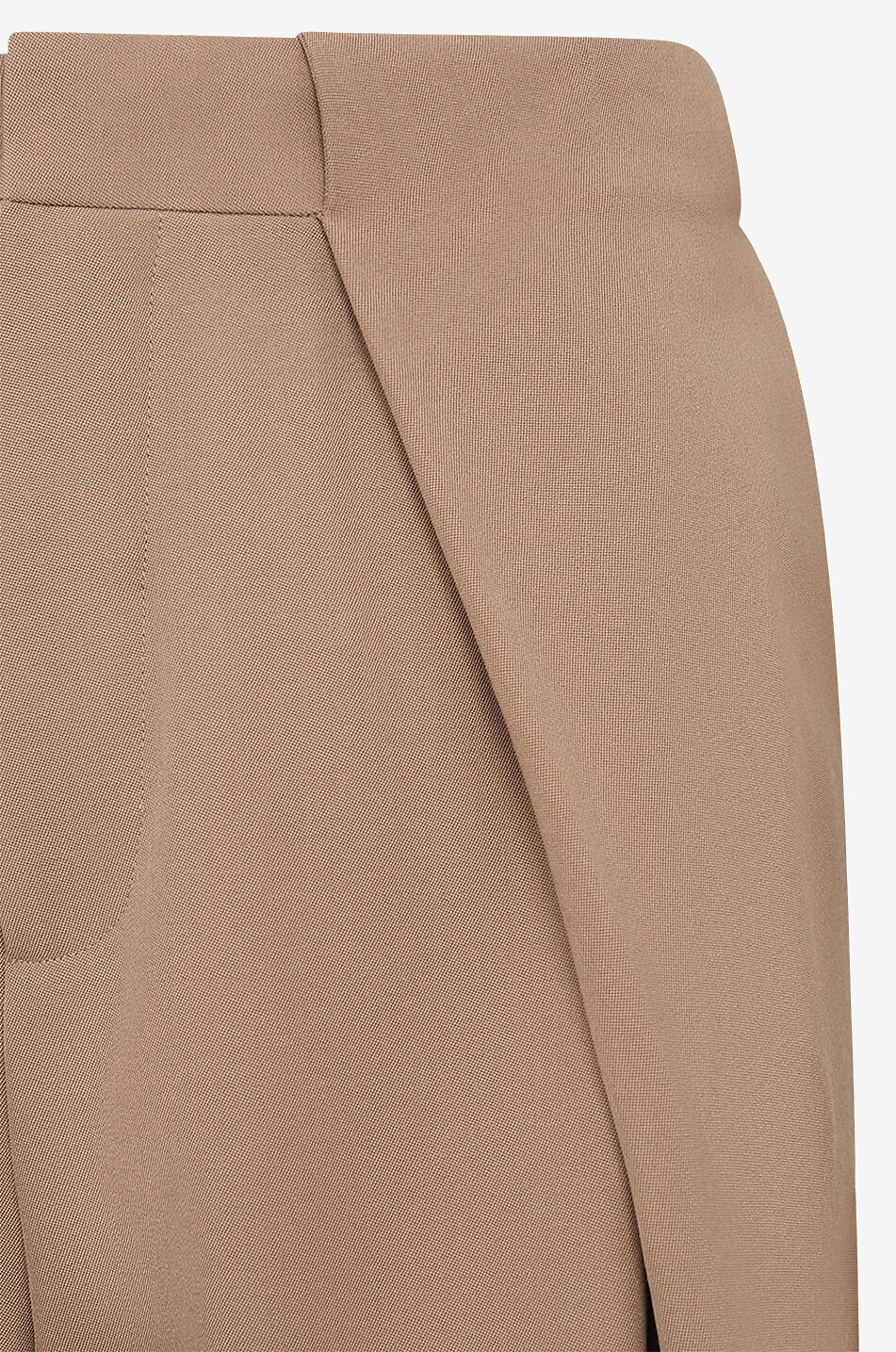BALMAIN Verkürzte Hose aus Wolle mit Bundfalten Herren BEIGE 3