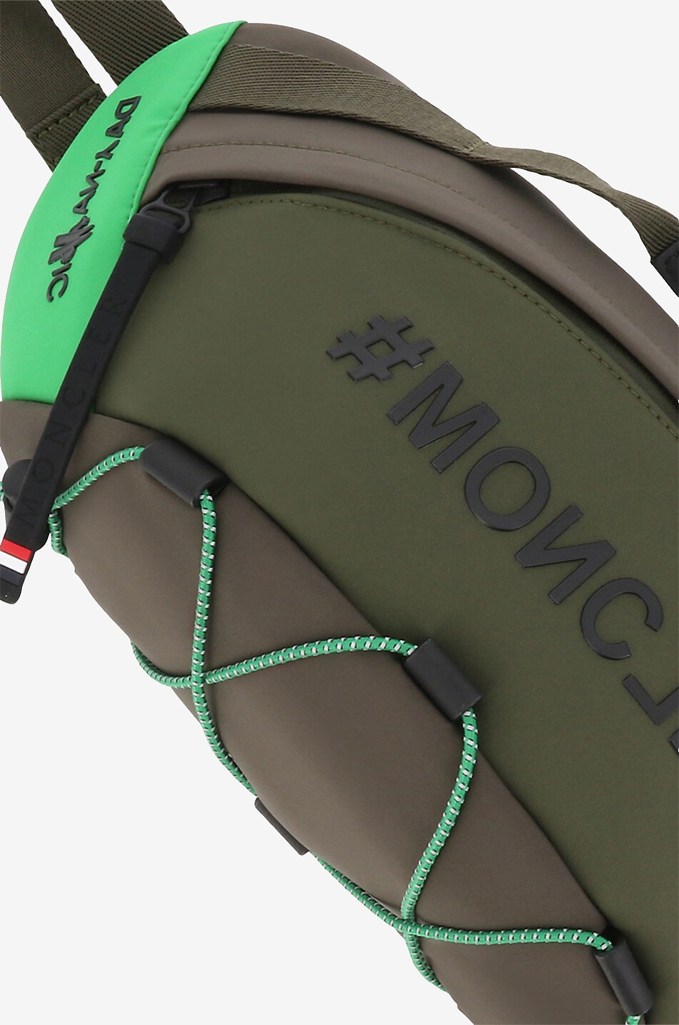 MONCLER GRENOBLE Sac ceinture en nylon Day-Namic Homme VERT FONCÉ 3