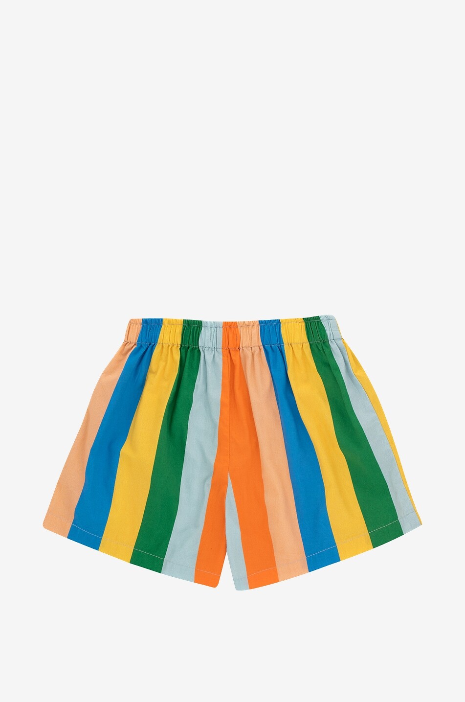 Short garçon en popeline rayée Multicolor Stripes