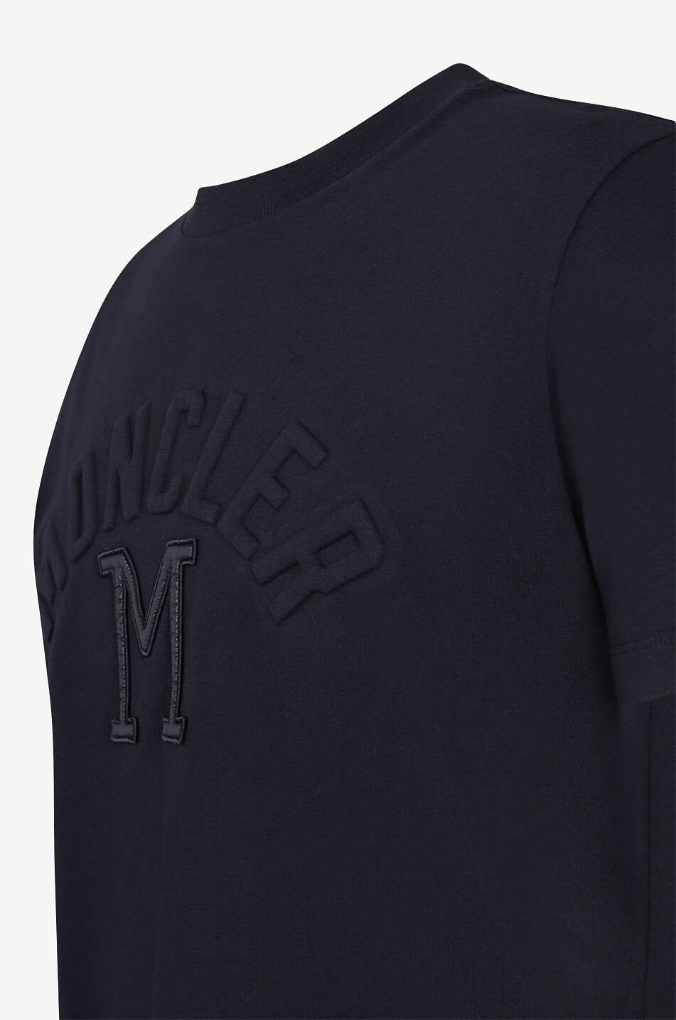 MONCLER T-shirt à manches courtes motif logo Homme BLEU FONCE 3