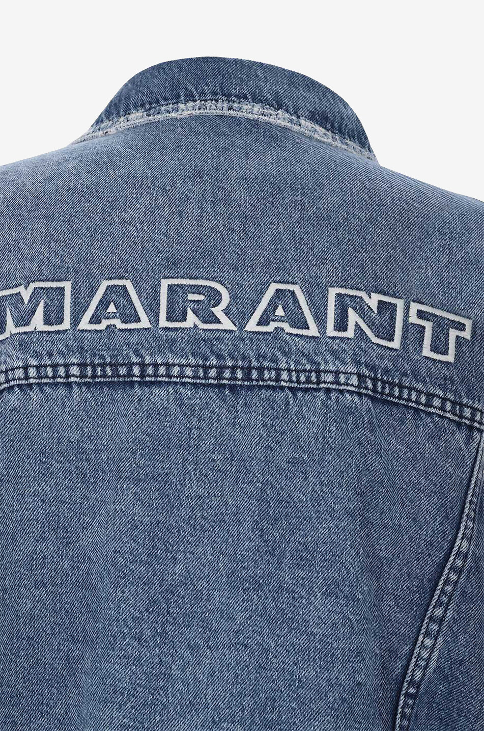 Django distressed denim jacket
