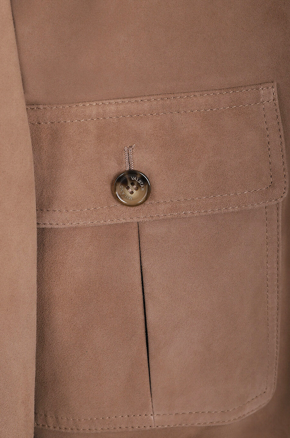VALSTAR MILANO 1911 Leichter Wildleder-Blouson Valstarino Herren BRAUN 3