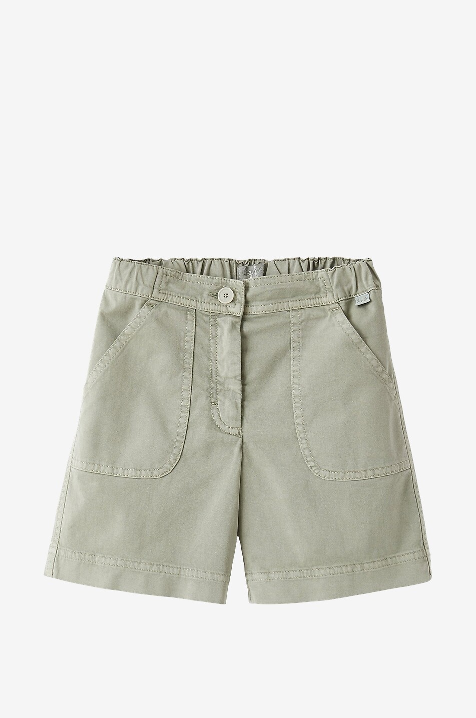 Short en gabardine fille