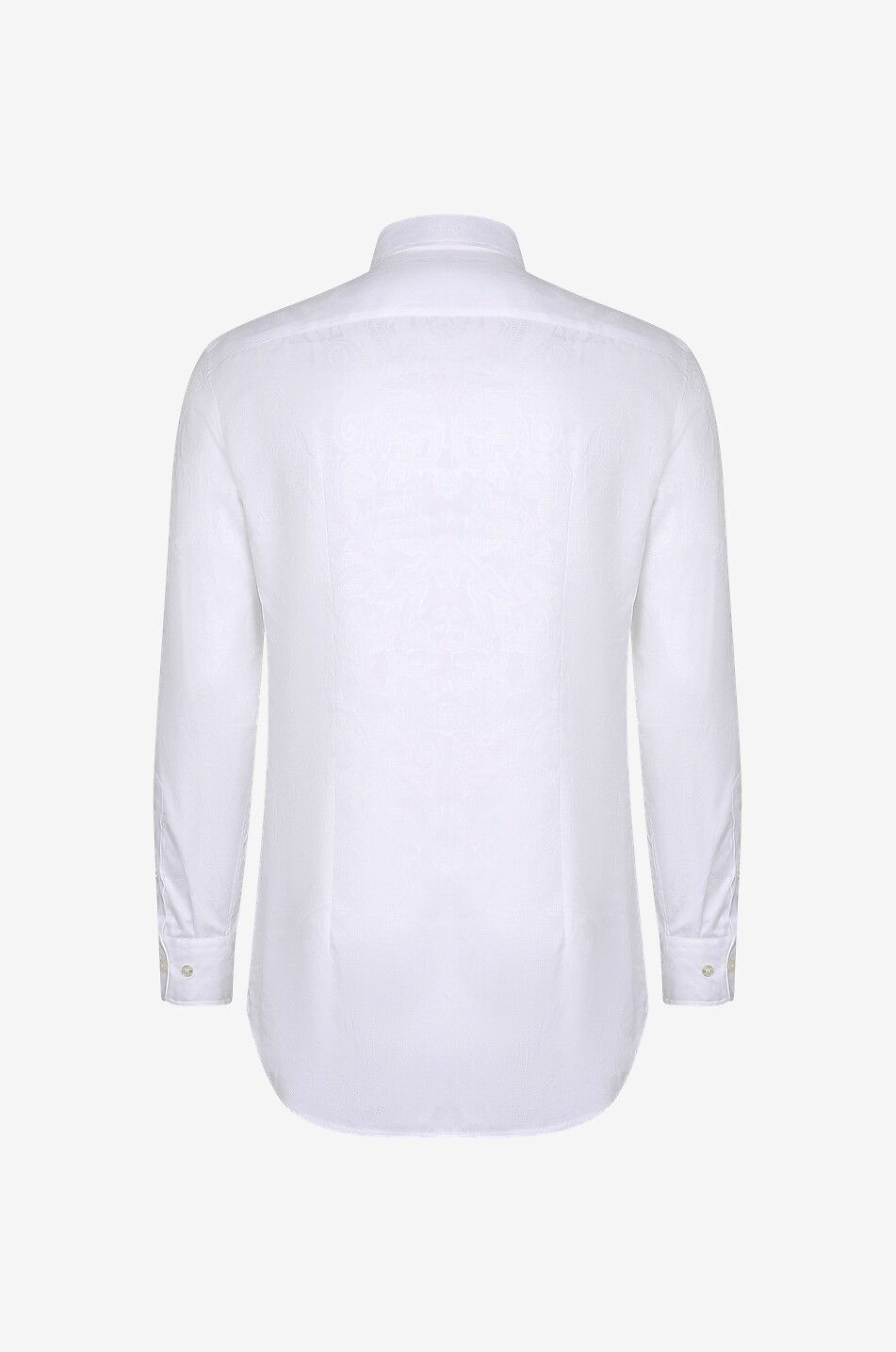 ETRO Chemise en jacquard de coton motif Paisley Homme BLANC 2