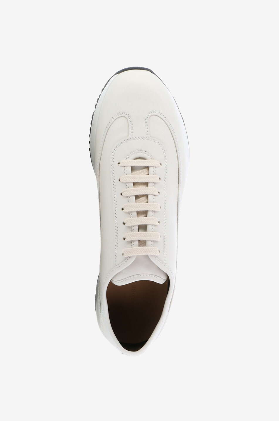 Niedrige Schnürsneakers aus Glattleder Foundry II