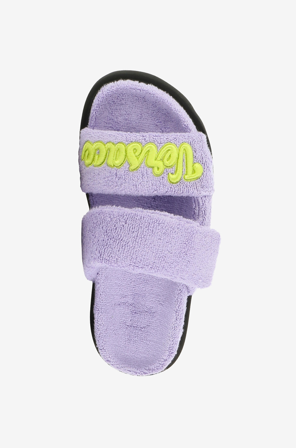 Mules plates fille en éponge Versace Logo