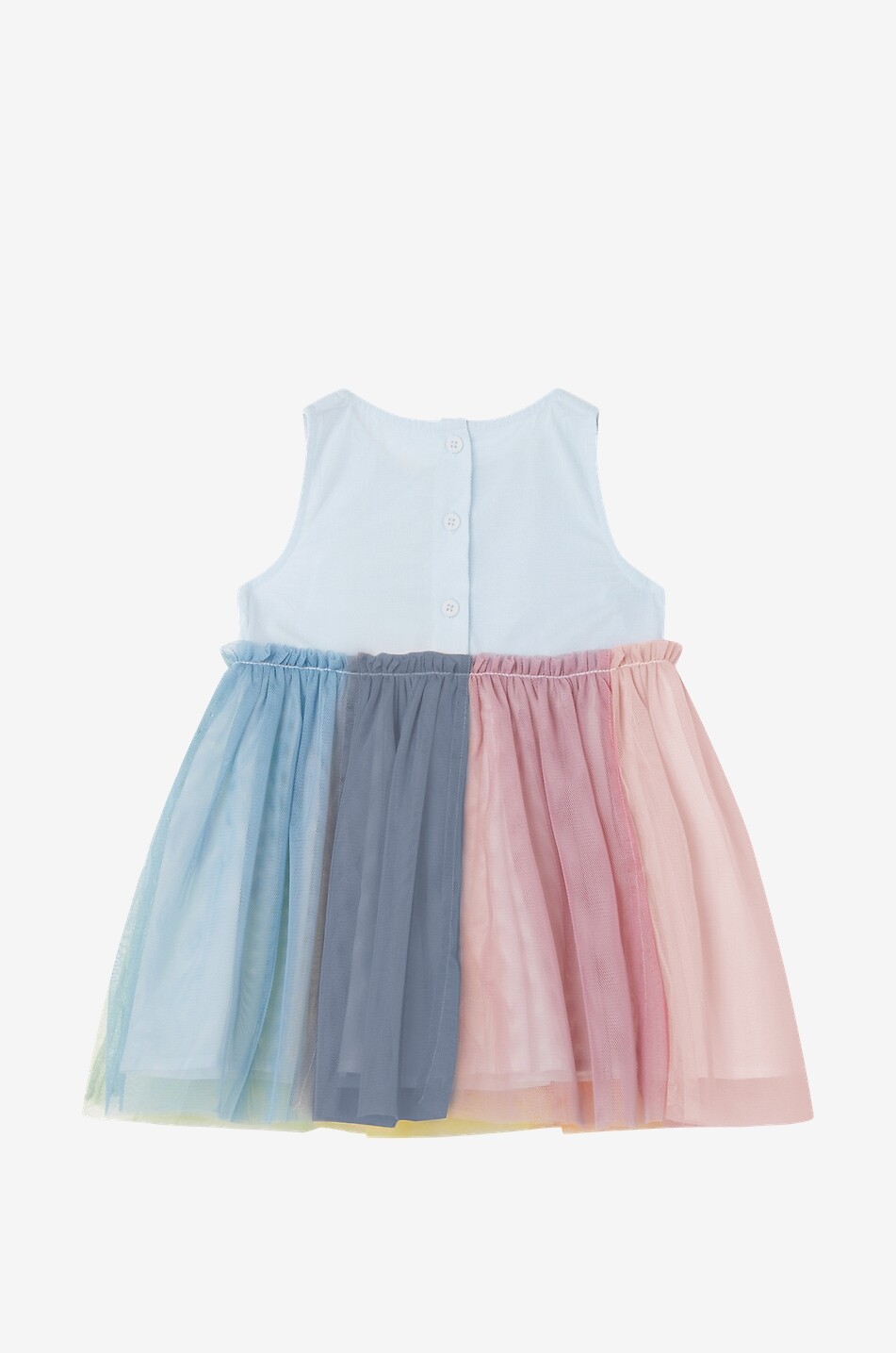 STELLA McCARTNEY KID Robe bébé sans manches en tulle Rainbow Bébé MULTICOLORE 2