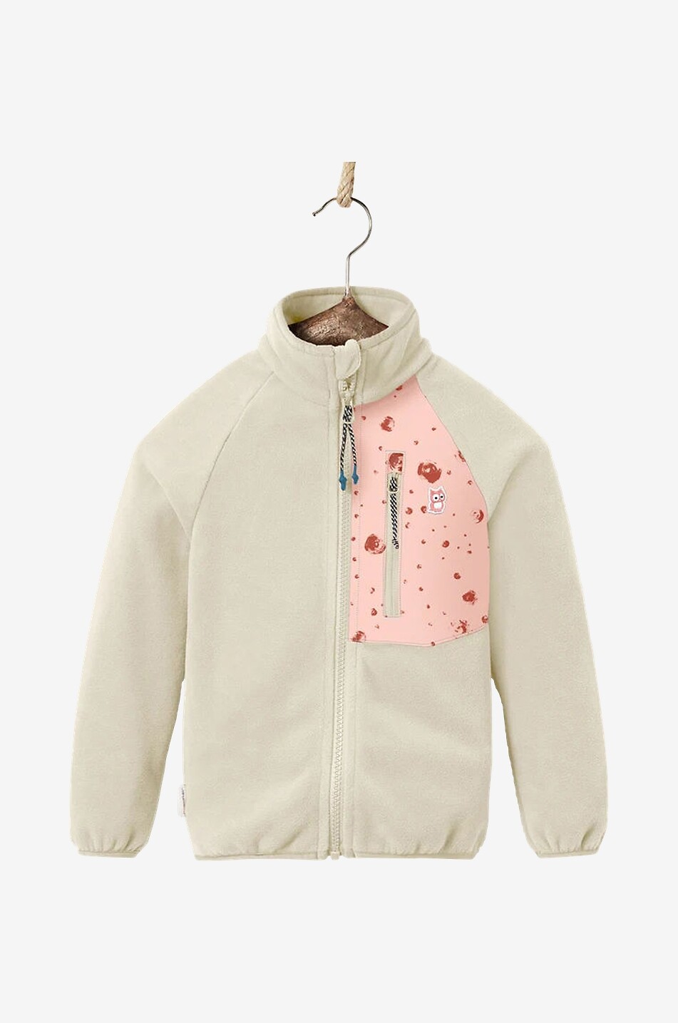NAMUK Kinder-Bio-Fleece-Jacke Avan Galaxy Unisex BEIGE 1