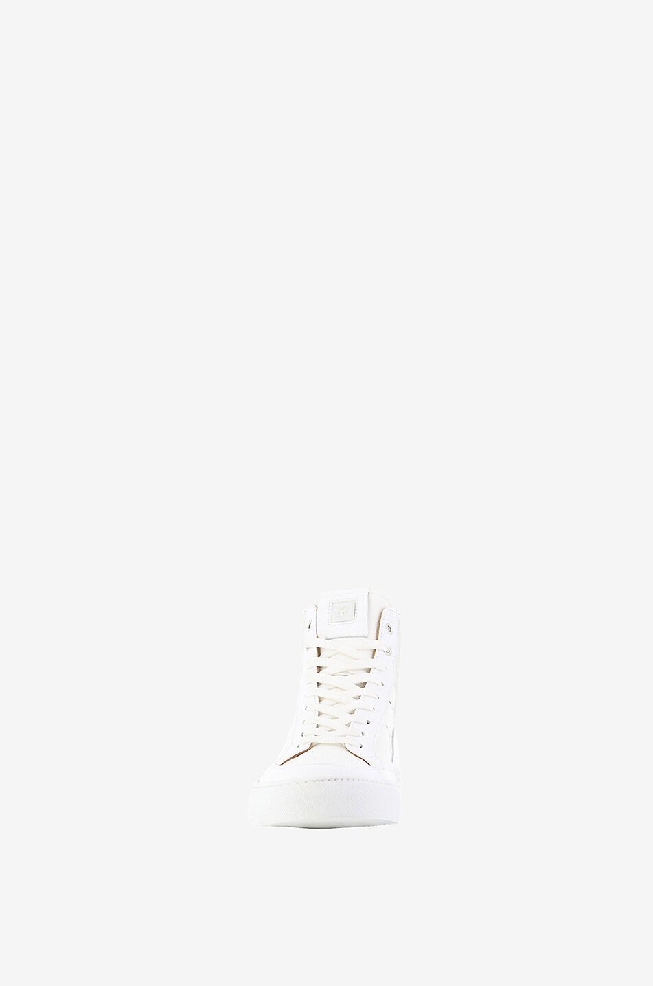 RUBIROSA Ana high-top suede and leather sneakers Men WHITE 2