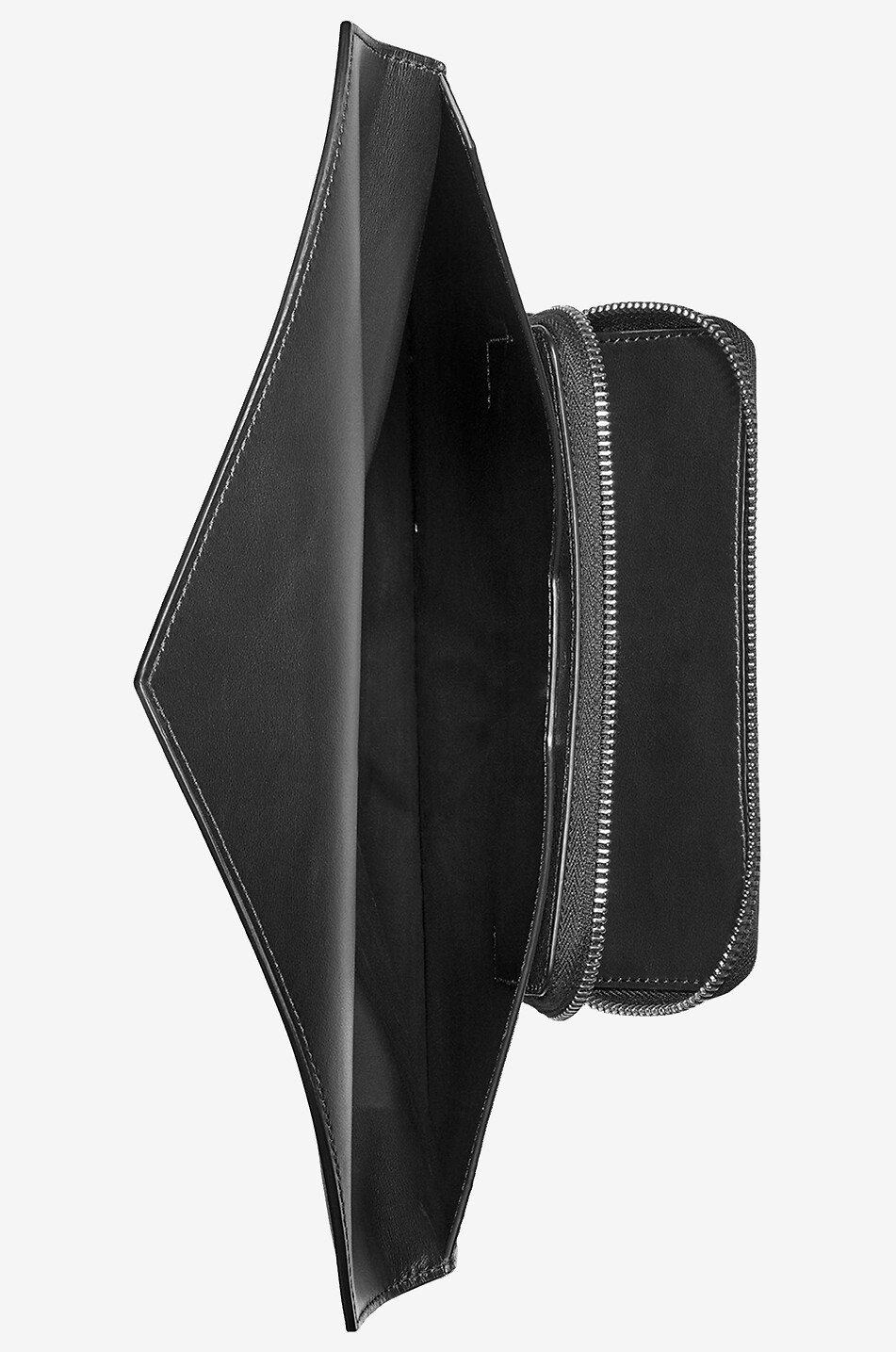 MONTBLANC Mappe mit Reissverschlusstasche aus Leder Sartorial Herren SCHWARZ 4