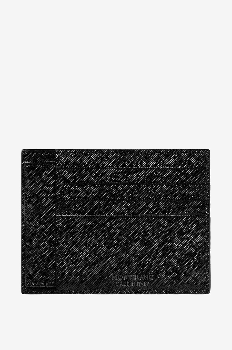 MONTBLANC Porte-cartes en cuir saffiano avec porte-carte d'identité Sartorial 4cc Homme NOIR 2