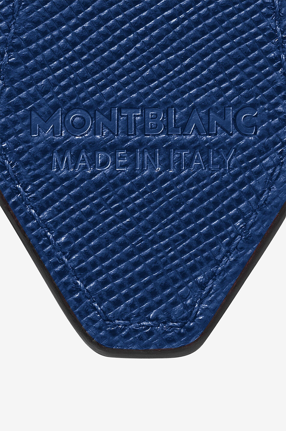 MONTBLANC Sartorial diamond-shaped key fob Men BLUE 3