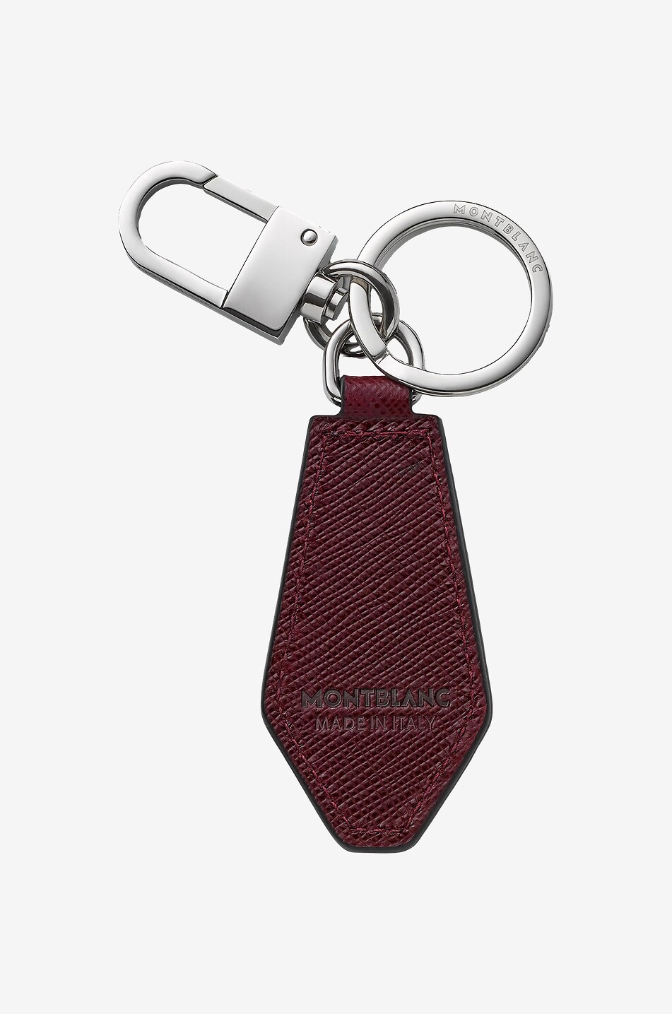 MONTBLANC Sartorial diamond-shaped key fob Men DARK RED 2