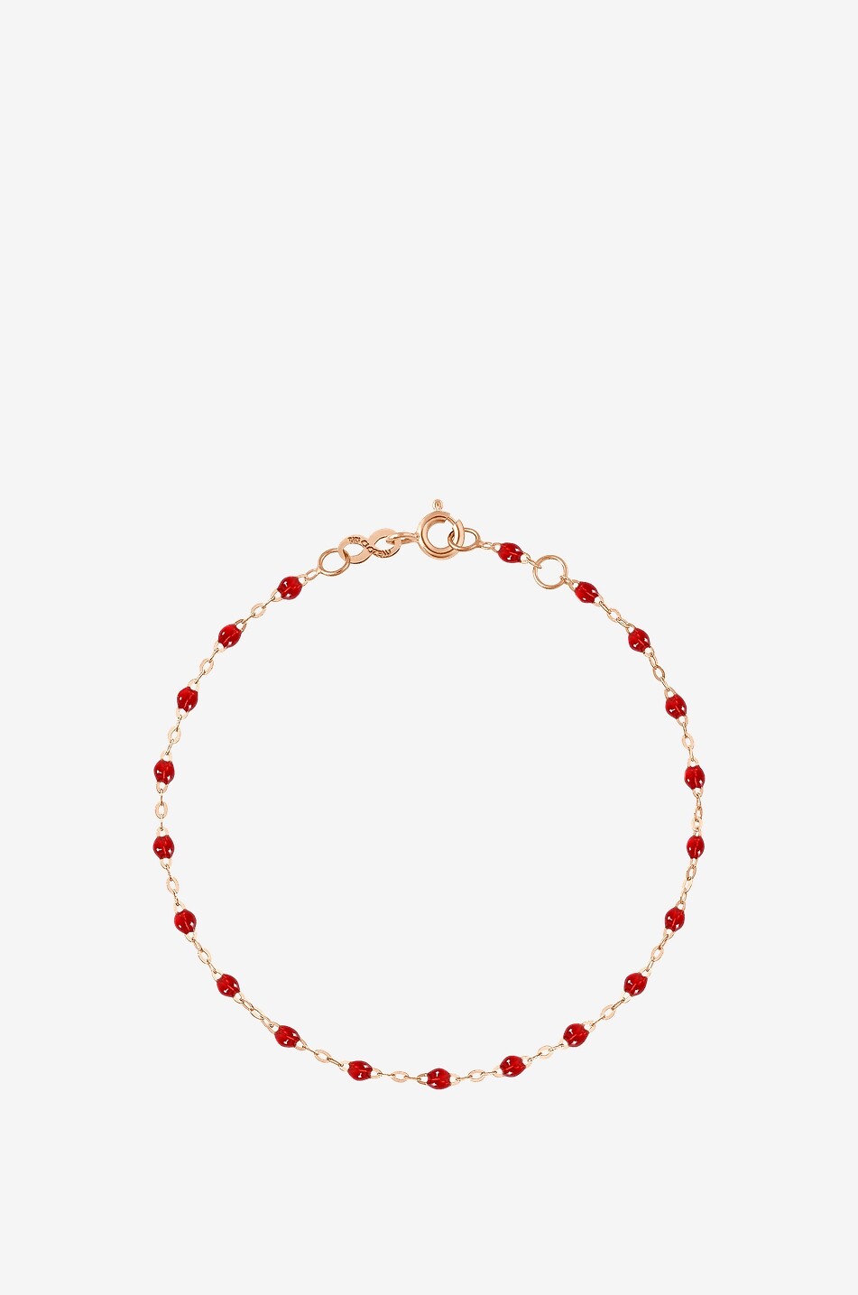 GIGI CLOZEAU Armband aus Roségold und Harz Classique Gigi Damen ROT 1