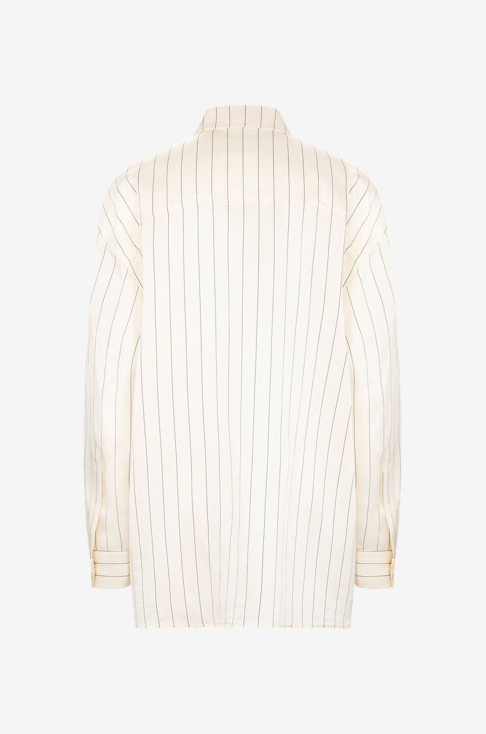 Chemise à manches longues en viscose et lin Lutila