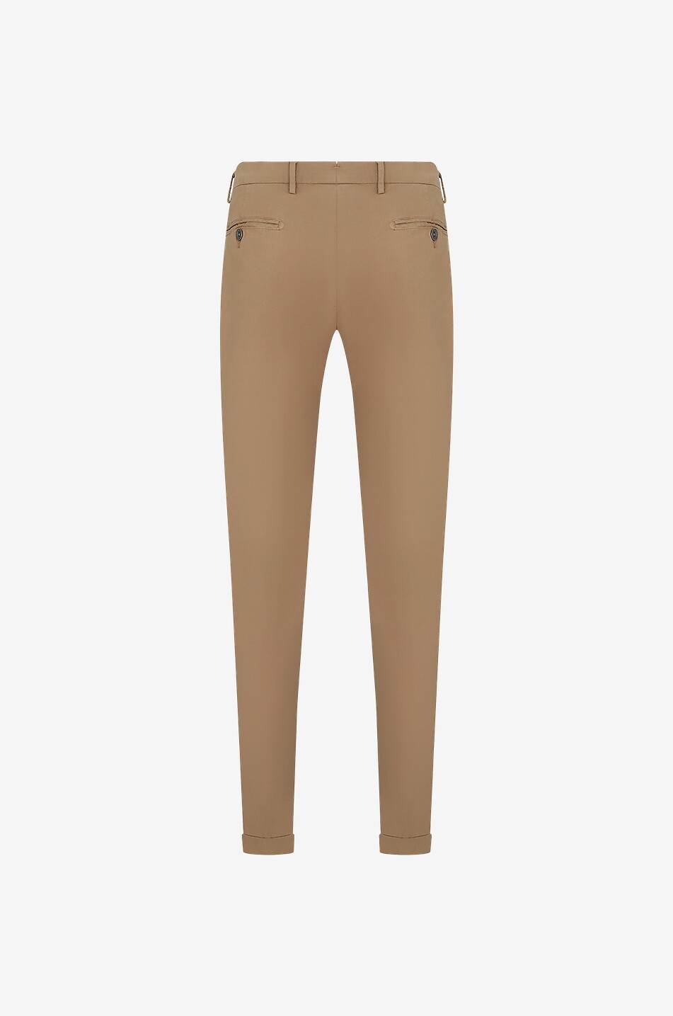 B SETTECENTO Cotton and linen chinos Men LIGHT BROWN 2