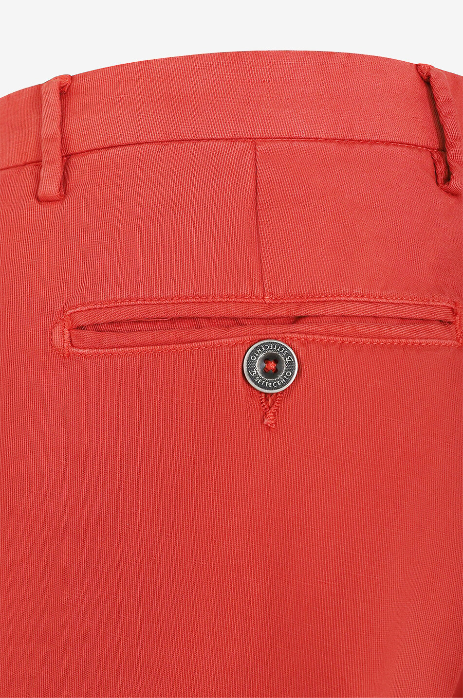 Chinohose aus Baumwolle und Leinen