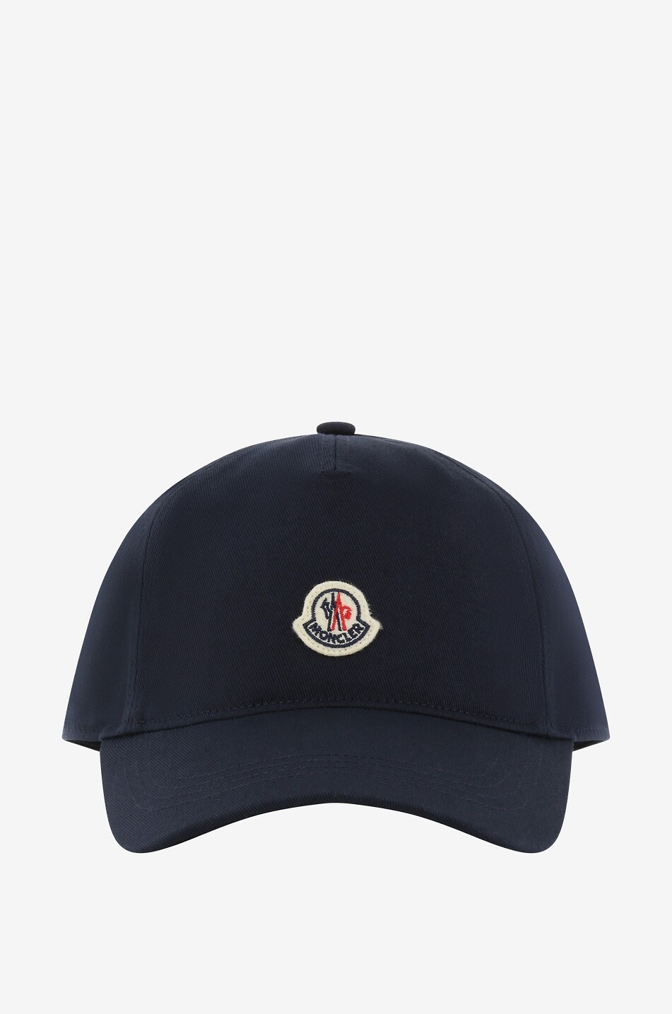 Rooster logo patch adorned gabardine baseball cap