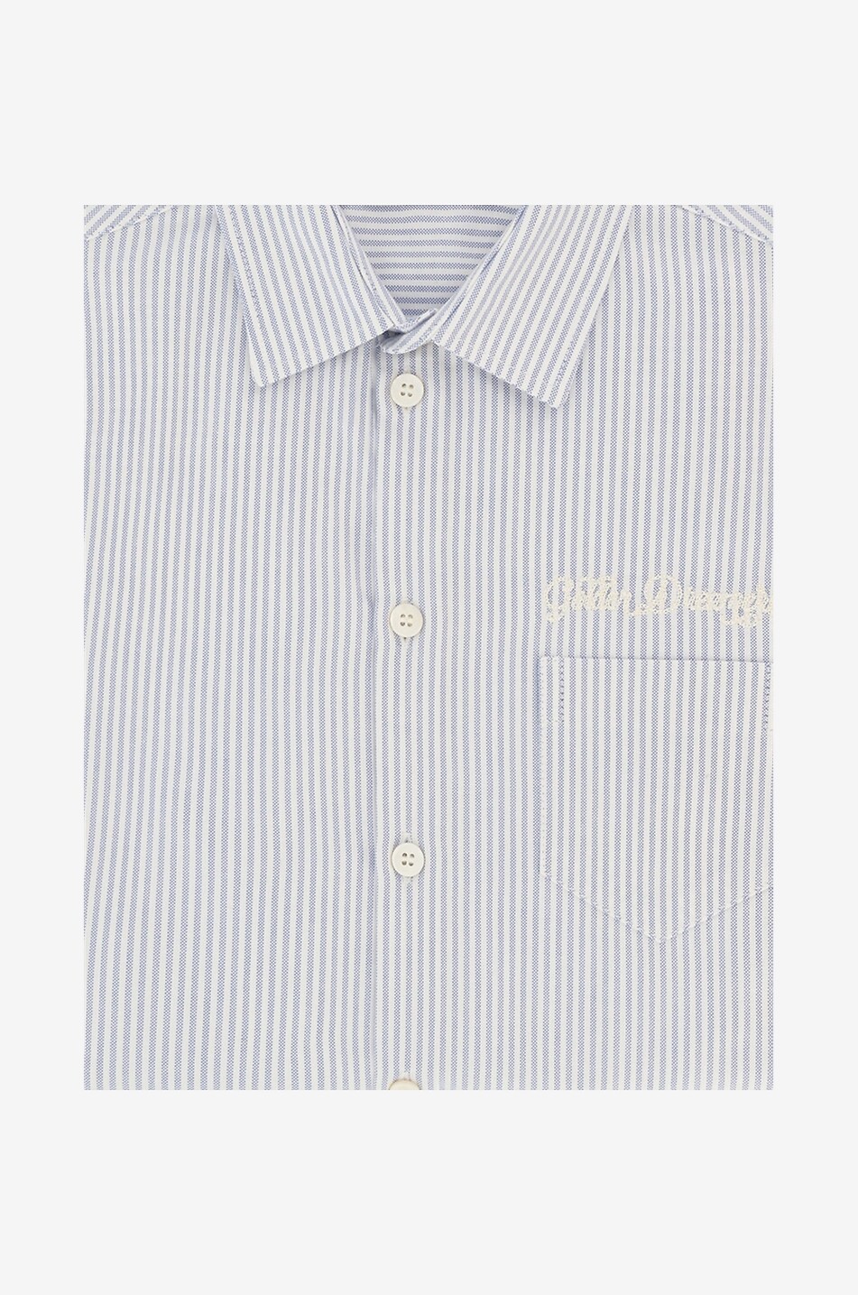 GOLDEN GOOSE Chemise rayée garçon Russel Garçon BLEU CLAIR 2