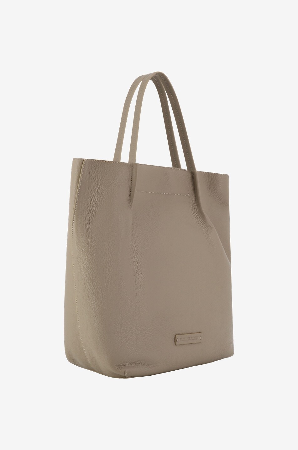 N/S grained leather large tote bag - FABIANA FILIPPI - Light
