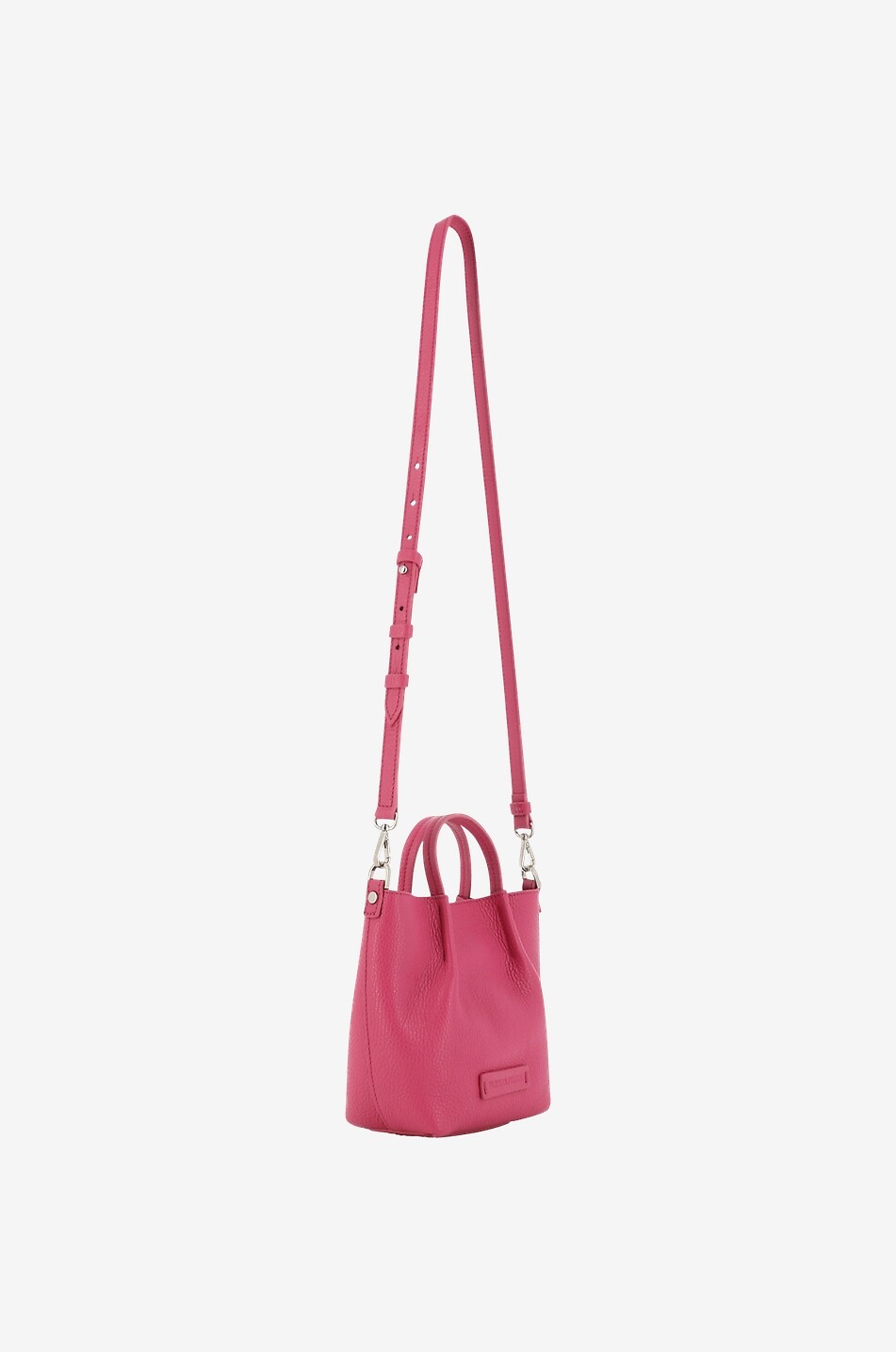 FABIANA FILIPPI Grained leather mini tote bag Women DARK PINK 5