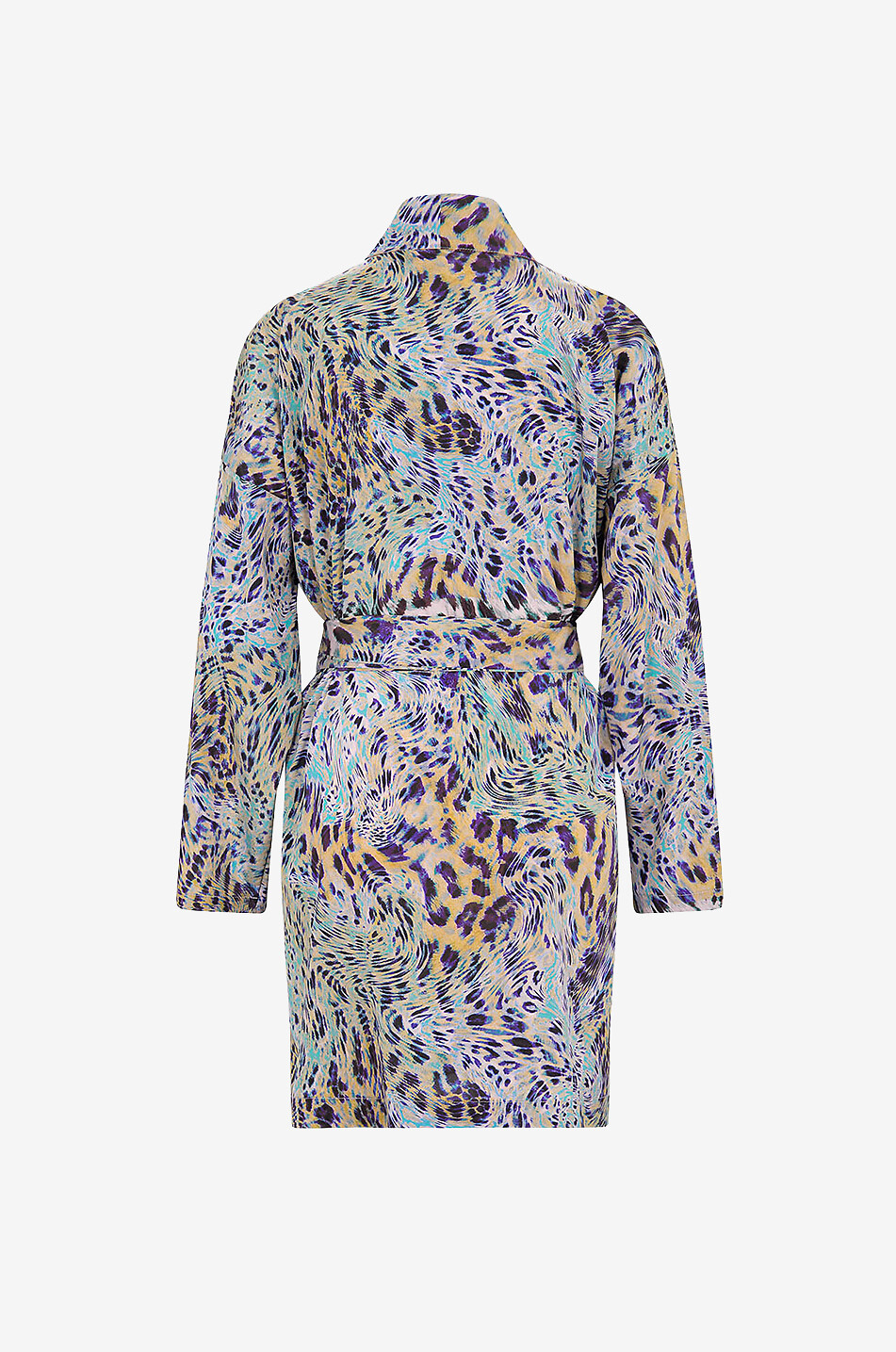ELSE Robe de chambre de soie Nocturnal Animal Femme MULTICOLORE 2