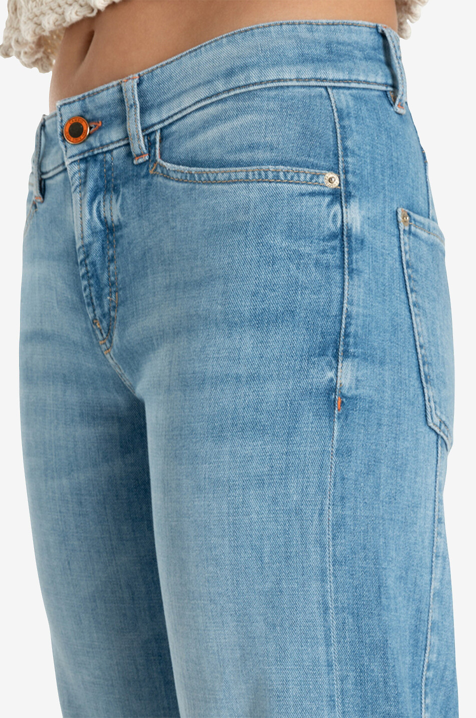 CAMBIO Christie cropped wide-leg jeans Women MEDIUM BLUE 5