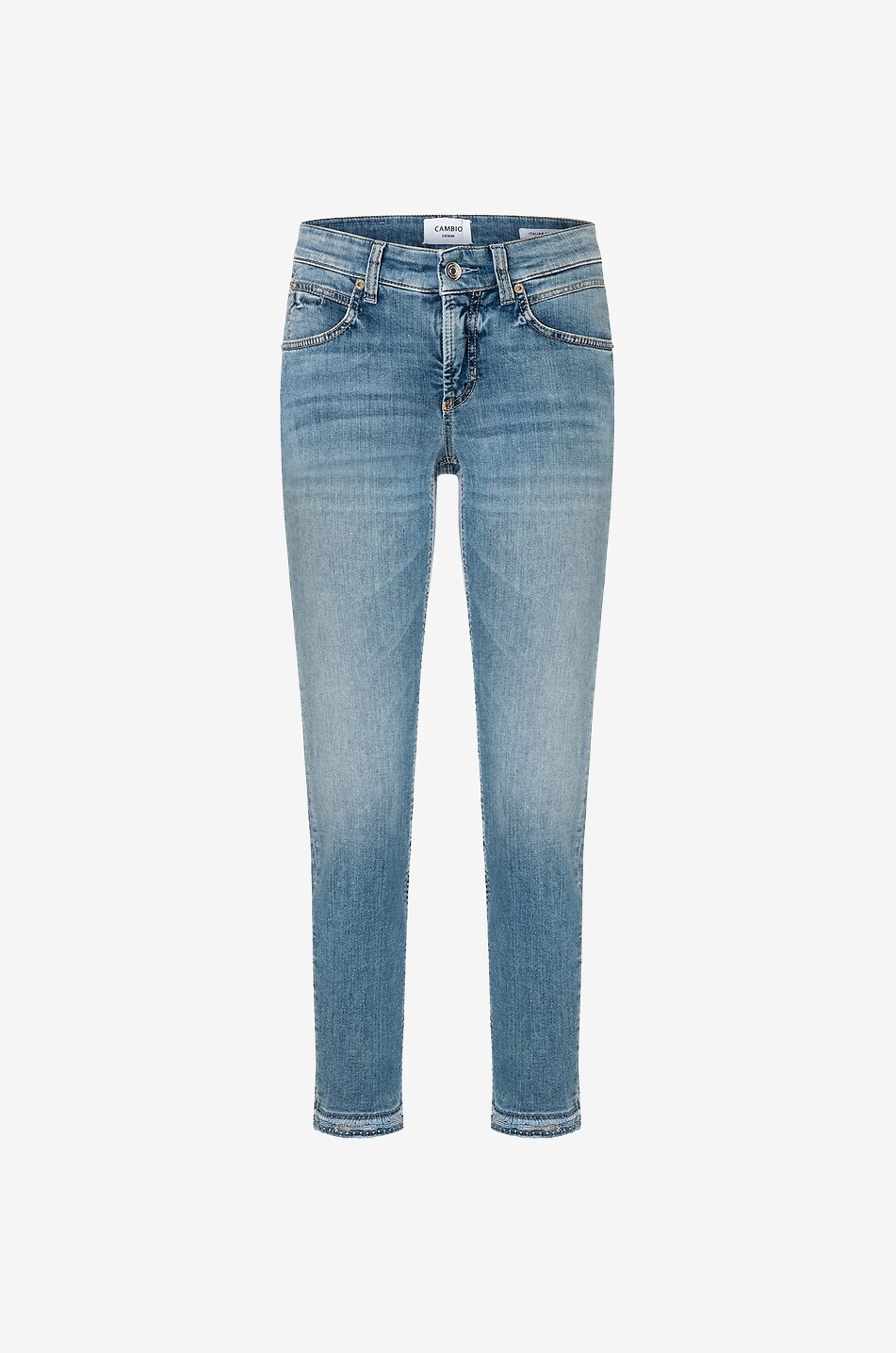 Jean skinny orné de paillettes Pina