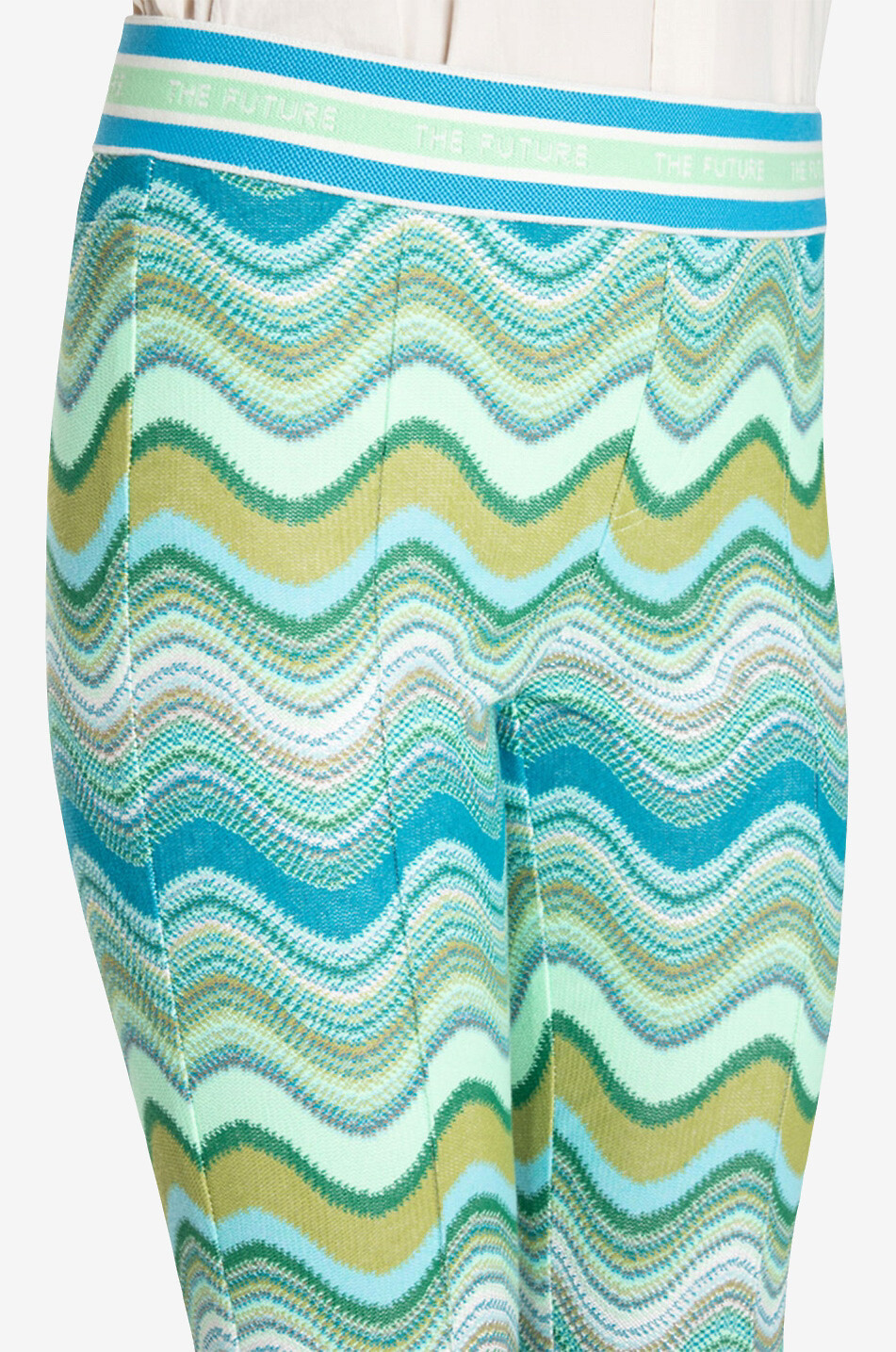 Gerade Hose aus Modal und Baumwolle mit Fischgräten Ranee