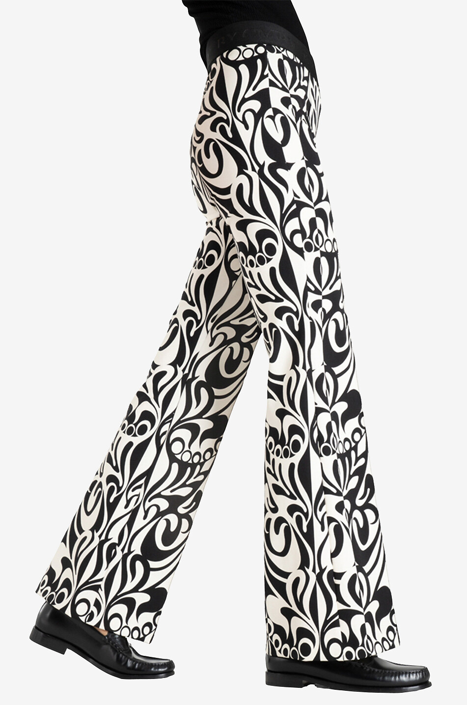 Francis Cosmic graphic wide-leg trousers