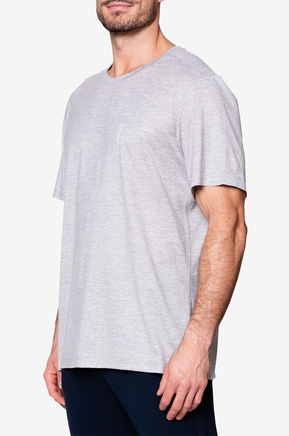 EMYUN T-shirt à manches courtes Sempach Homme GRIS CLAIR 2