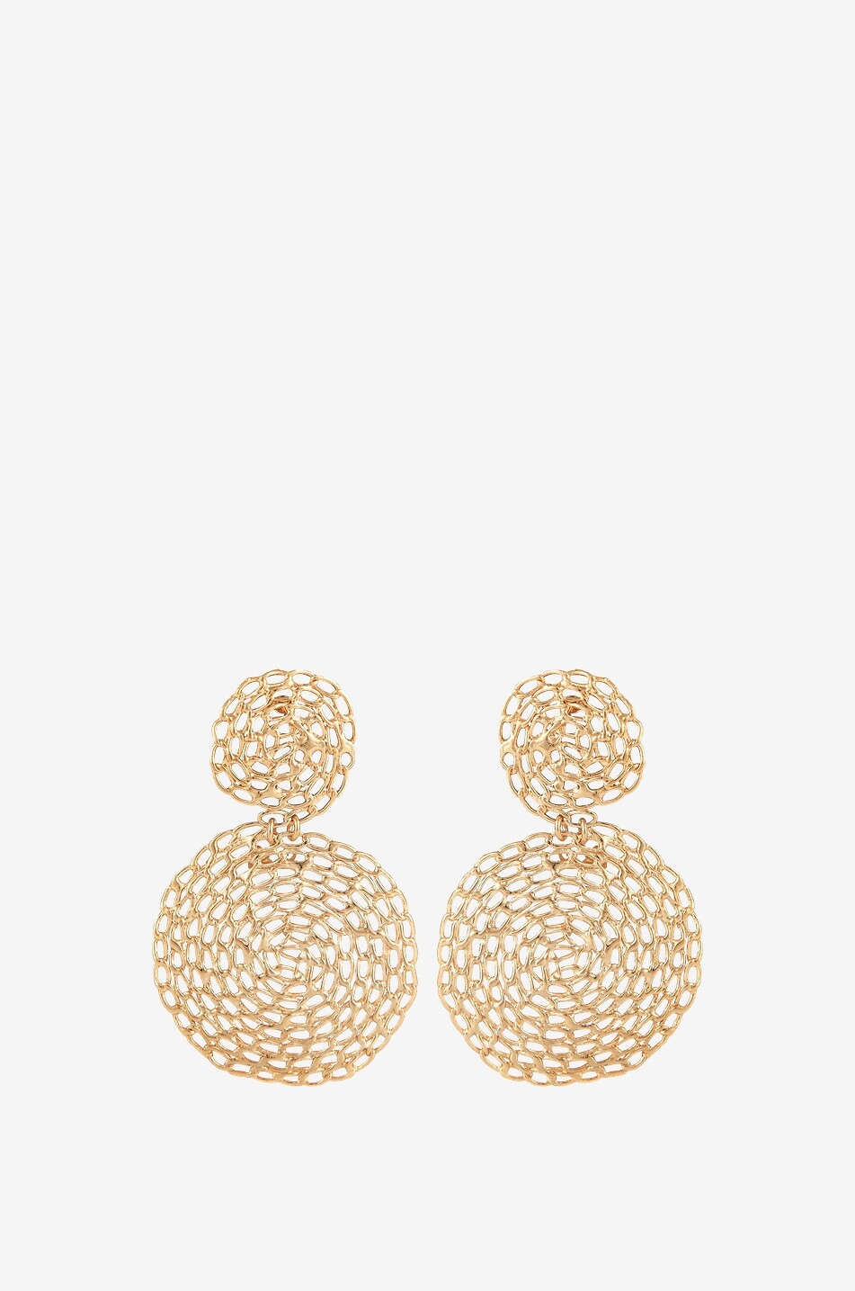 Gourmette PM gold-tone ear clips