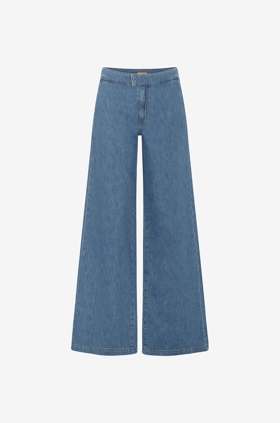 Weite Jeans aus Baumwolle