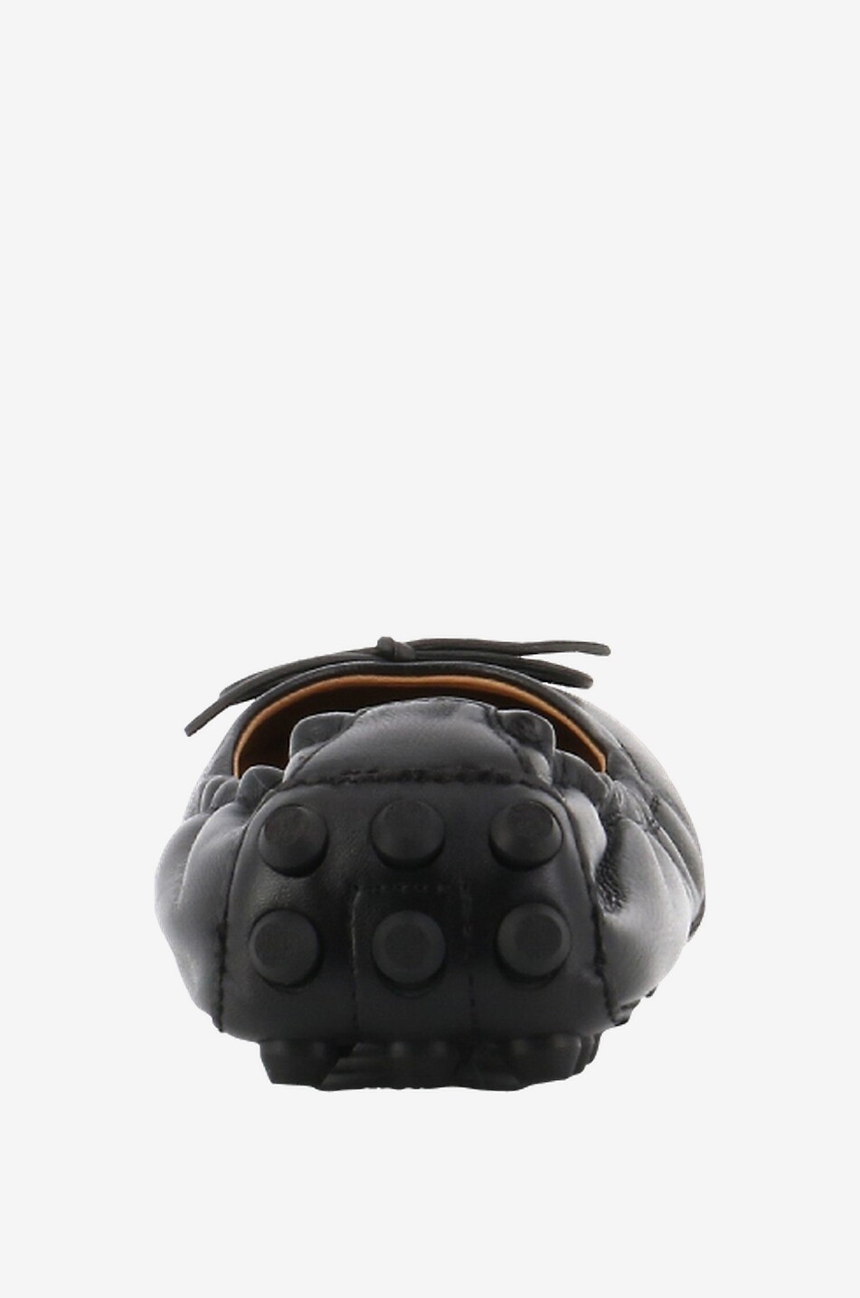 TOD'S Ballerines en cuir nappa à picots Bubble Femme NOIR 4