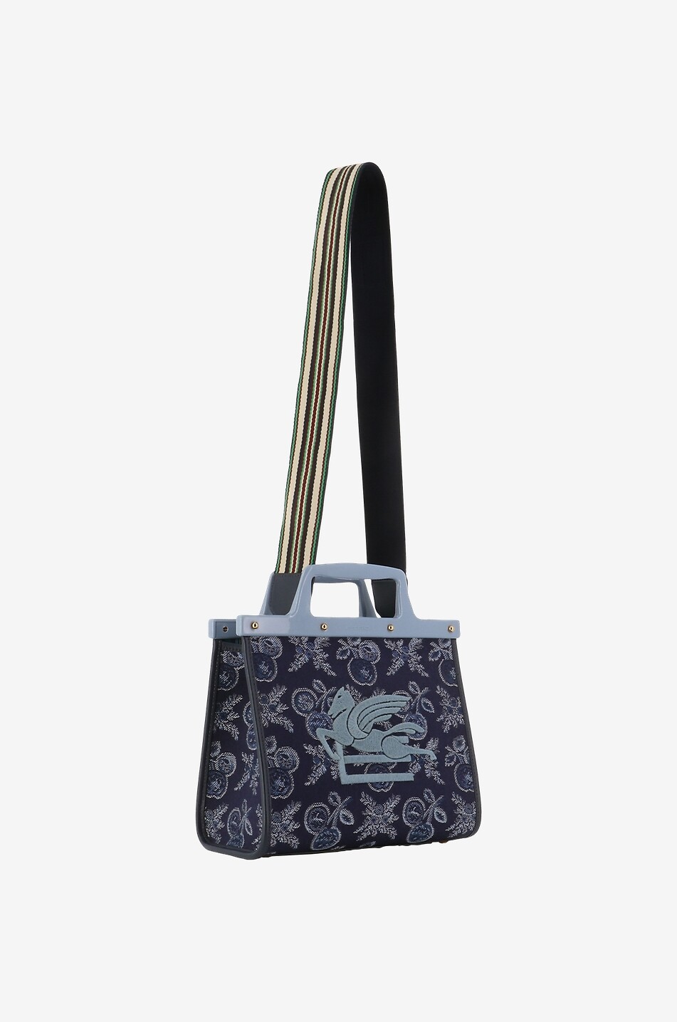 Shopper aus Jacquard und Leder Love Trotter