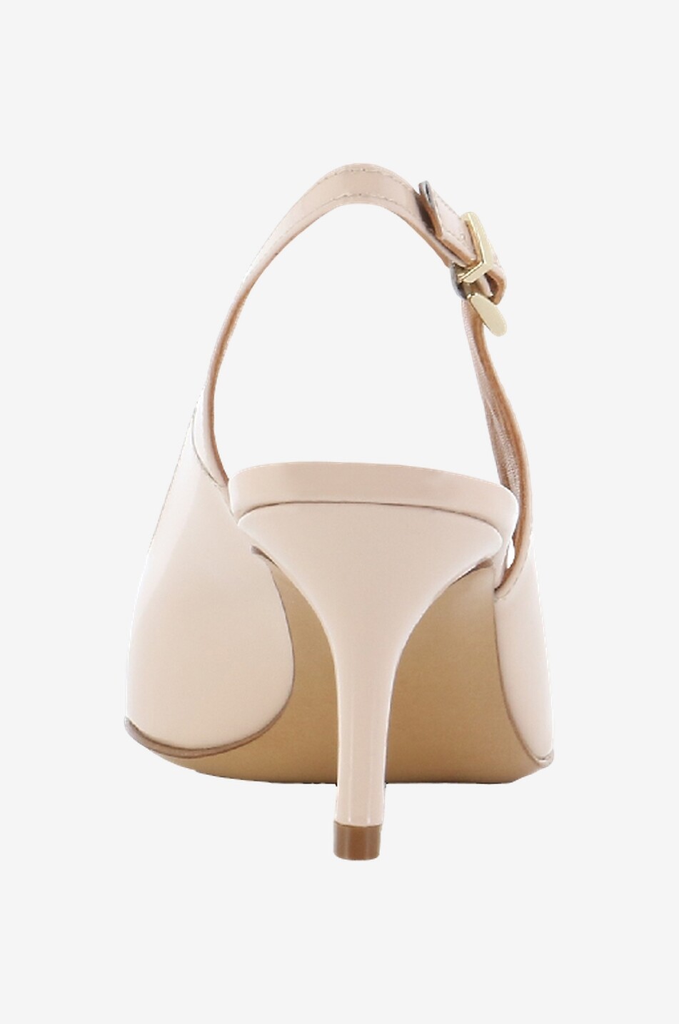 BONGENIE Slingback-Pumps aus Lackleder 65 Damen BEIGE 4